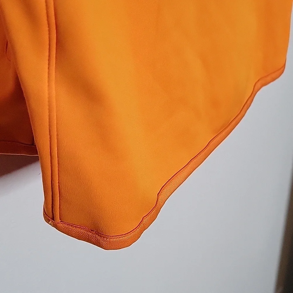 Nike Golf Bright Orange Fleece Lined Half Zip Jacket - Picture 10 of 10